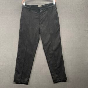 You Must Create London Wool Blend Trousers Mens 30 Gray Pants Casual Work